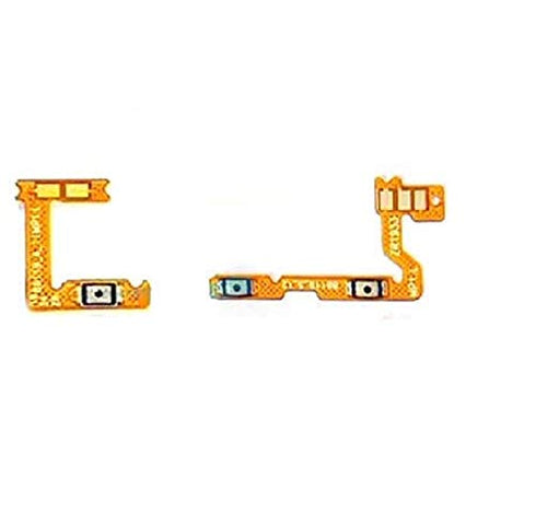2X Power On Off Volume Side Button Key Flex Cable Connector Module Replacement Compatible with Samsung Galaxy A20S A207...