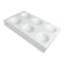 1PC White Porcelain Spot Plate 6 Wells Laboratory Spotting Reaction Plate Best for Laboratory Chemical Experiment Testing...