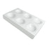 1PC White Porcelain Spot Plate 6 Wells Laboratory Spotting Reaction Plate Best for Laboratory Chemical Experiment Testing...