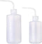 Wash Bottle 500ml and 250ml Narrow Mouth Squeeze Bottle Medical Lab Plastic Safety Squeeze Bottle No Spill Bend Mouth Watering Cans...