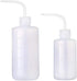 Wash Bottle 500ml and 250ml Narrow Mouth Squeeze Bottle Medical Lab Plastic Safety Squeeze Bottle No Spill Bend Mouth Watering Cans...