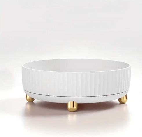 Perfume stand Organizer, 360 Degree Rotating Lazy Susan Cosmetic Desk Storage Lotions Display Case Round Gift Tray with Large Capacity, for Your J...