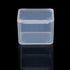 Square Clear Jewelry Storage Boxes Beads Crafts Case Containers-Reusable Plastic- 6x6x1.8cm Comfortable and Environmentally Professional Design Or...