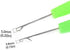 2Pcs Latch Hook Tool,Latch Hook Crochet Needle,Big Crochet Needle 5.0mm(0.2inch),Small Crochet Needle3.8 mm(0.15inch)...