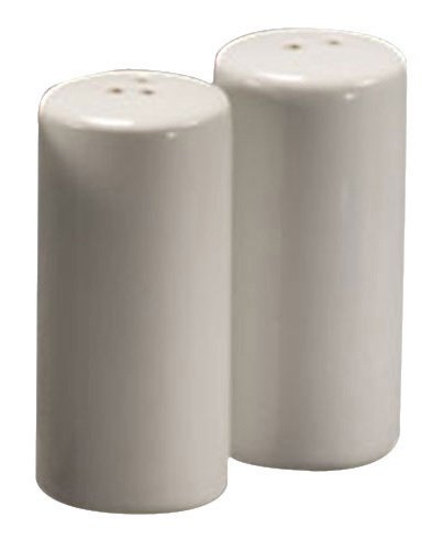 American Metalcraft Round Ceramic Salt & Pepper Shakers (Set of 2)...