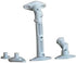 VideoSecu 2 White Universal Satellite Speaker Mounts/Brackets for Walls and Ceilings BS3 (White, 2 Pack)...