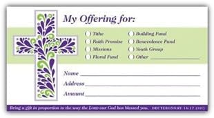 My Offering Multi-use Envelopes (Deuteronomy 16:17, NIV) - (Package of 100)...
