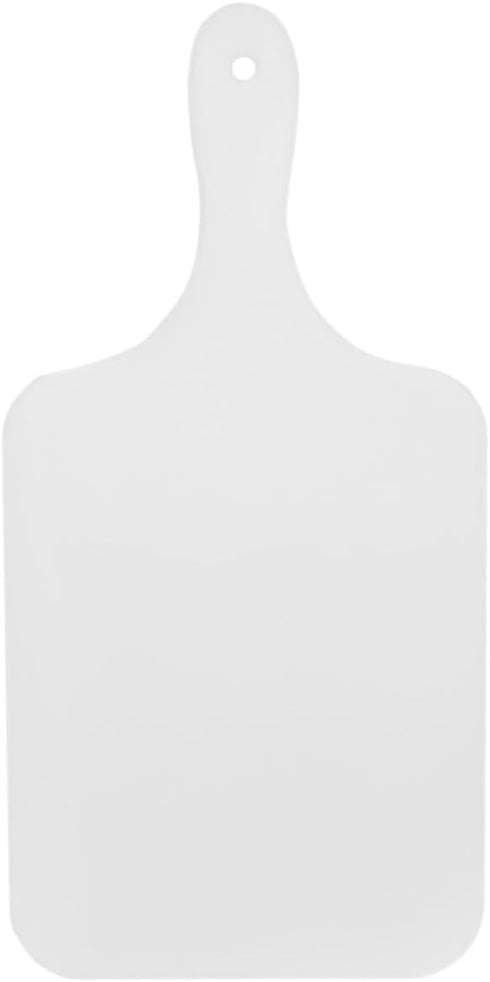 Rocky Mountain Good Plastic Cutting Board with Handle - 12” x 5” Small Cutting Board Paddle - Non Slip For Easy Cutting Fruit, Veggies, Meats - Di...