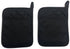 Home Collection Set of 2 Red And 2 Black Neoprene Pot Holders...