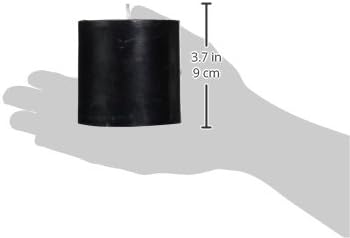 Zest Candle Pillar Candle, 3 by 3-Inch, Black...