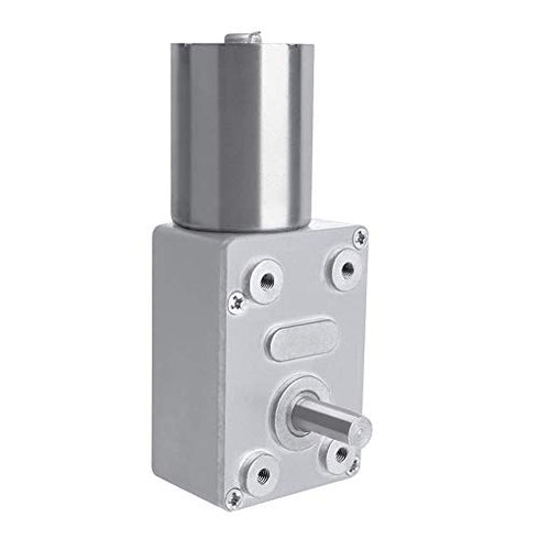 DC 12V Electric Gear Motor Reversible Turbo Worm Mini Motor Geared Reduction Micro Reducer 20RPM...