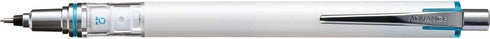 Uni Mechanical Pencil, Kuru Toga Advance, 0.7mm, White (M75591P.1)...