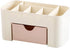 Plastic Cosmetic Display Organizer Makeup Storage Drawers Beauty Organizer Stand Skincare Storage Case Small Cosmetic Shelf for Vanity Dresser Lig...