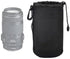 Large Neoprene Soft Lens Pouch For Canon EF 75-300mm f/4-5.6 III Lens, Canon EF 70-200mm f/2.8L IS II USM Lens, Canon EF 70-300mm f/4-5.6 IS USM L...