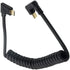 Qaoquda USB C Coiled U Shaped Cable, 180 Degree USB 3.1 Type C Male to Male Spring Spiral Cable, 3A 10Gbps Fast Charging and Data Extension Cable,...