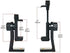 Acuvar Premium Smartphone Holder/Vertical and Horizontal Tripod Mount Adapter Rotatable Bracket with 1/4 inch Screw/Adjustable Clip for iPhone, An...