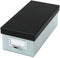 Oxford Index Card Storage Box, Holds 1,000 3 X 5 Cards, 5.5 X 11.5 X 3.88, Pressboard, Blue Fog/Black...