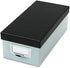 Oxford Index Card Storage Box, Holds 1,000 3 X 5 Cards, 5.5 X 11.5 X 3.88, Pressboard, Blue Fog/Black...