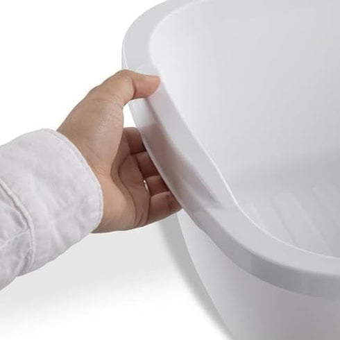 Tribello Plastic Wash Tub Dishpan Basin and Foot Bath for Soaking Feet, Laundry Hand Wash Bucket, Dish Pans for Washing and Storage Cleaning Suppl...