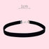 Classic Black Velvet Choker Necklace Gothic Stretch Collar Necklace Comfortable Ribbon Choker Necklace Cosplay Punk Jewelry for Women Girls...
