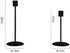 Black Metal Candlesticks Holder for Taper Candles Table Romantic Candle Holders for Wedding Birthday Holiday Dinner Home Bar Decorative...