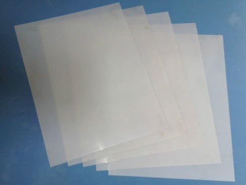 Heavy Duty 14mil Mylar Stencil Sheets - .014" Thick Polyester Sheet 6"x10" (5-Pack)...
