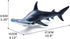 Gemini&Genius Great White Shark Hammerhead Shark Toy Set - Sea Animal Action Figure Ocean Model Toy Set -10 Inches Length -Educational, Role Play,...