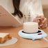 Home&Office Desktop Electric Mug Warmer-Coffee/Tea/Cocoa/Soup-Scented Candles Gift for Winter 2pcs(White and Black (CFW002-White Black)...