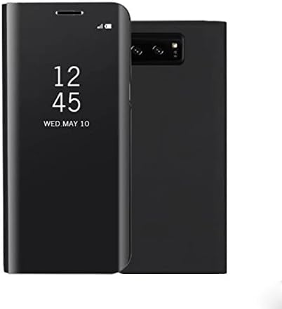 MagiDeal Galaxy Note 8 Case, Smart Clear View Window Electroplate Plating Stand PC Mirror Flip Folio Case Cover Ultra Slim Full Body Protective Ca...