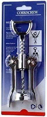 Wing Corkscrew Wine Opener by HQY - Premium All-in-one Wine Corkscrew and Bottle Opener - Risk Free Money-back!...