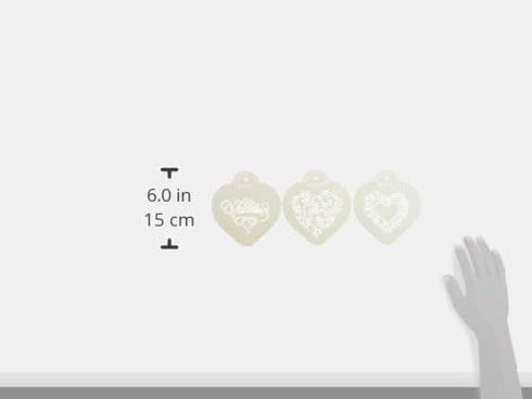 Be My Valentine Heart Set by Designer Stencils...