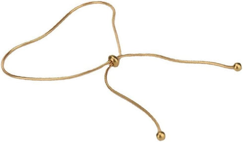 Pingyongchang Thin Chain Bracelets Anklet for Women Adjustable Chain Anklet Bracelet Vintage Fashion Simple Pull Thin Chain Metal Anklet Female Fo...