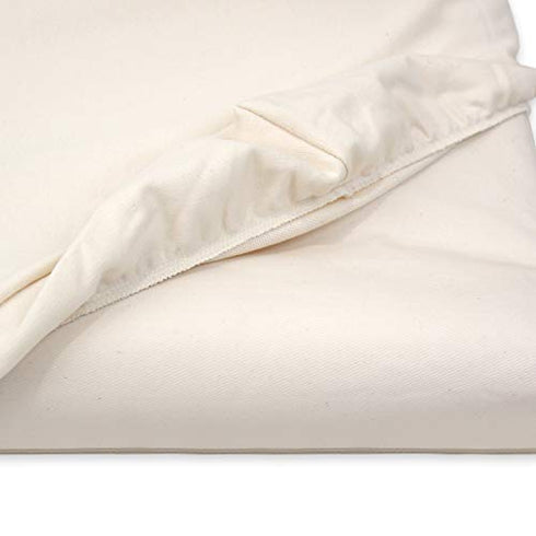 Naturepedic Organic Contoured Changing Pad Cover - Easy to Clean, Lightweight & Portable - Comfort 2-Sided and 4-Sided Baby Diaper Changing Pad Co...