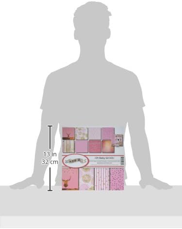 Reminisce (REMBC) Oh Baby Girl Scrapbook Collection Kit, Multicolor, 12x12 inches...