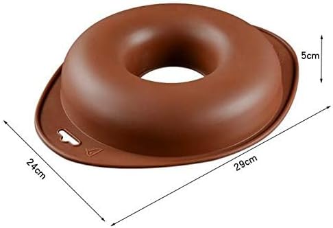 10 inch Silicone Ring Donut Circle Cake Baking Bake Pan...
