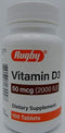 Vitamin D3 TB 25MG-50MCG 100 Calc...