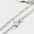 Silver Color Elegant Heart Pendant Necklace for Women Jewelry Accessories Gift Creative Design...