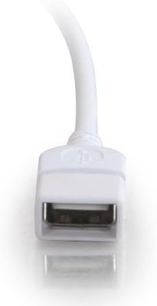C2G USB Long Extension Cable, USB Cable, USB A to A Cable, White, 9.84 Feet (3 Meters), Cables to Go 26686...