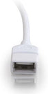 C2G USB Long Extension Cable, USB Cable, USB A to A Cable, White, 9.84 Feet (3 Meters), Cables to Go 26686...