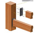 4 Wood Post Plate Connector,Deck Porch Railing Support Base, 2" x 4" Wood Fence Post Anchor BaseDeck Porch Railing Support Base...