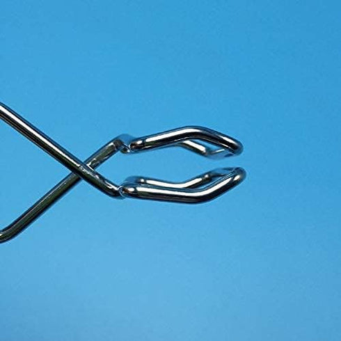 10 PCS Labs Stoddard Test Tube Clamp, Stainless Steel with Finger Grips, 6" Length...