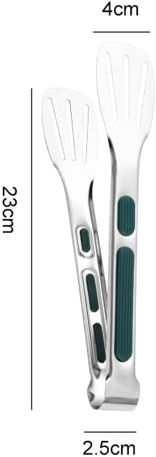 Waffle Maker Corn Dog Tongs 9 inches, Stainless Steel Tongs for Holding Waffles, Steakand Chicken, Silver...