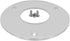 Big Horn 14102 Clear Router Sub Base for Router 100, 690, 691, 693 (5-3/4" Dia) Replaces OEM# 42188...