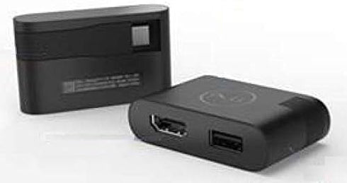 Dell DA20 USB Type-C to HDMI/USB Type-A 4K (60Hz) for XPS 15 9500/9510 XPS 17 9700/9710, XPS 13, Precision 5750, Laptops...