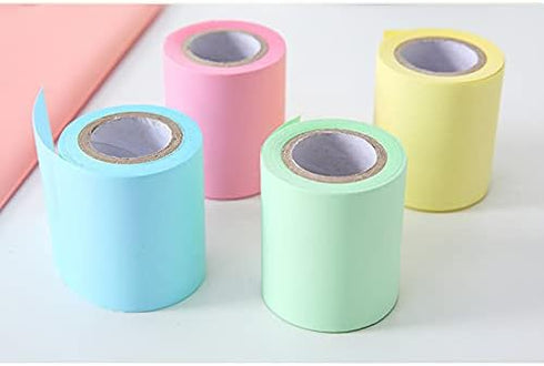 Full Adhesive Roll Sticky Notes, Self-Stick Notes,Width x Length 2 x 300 Inches, 4 Rolls/Pack (Four Colors)...