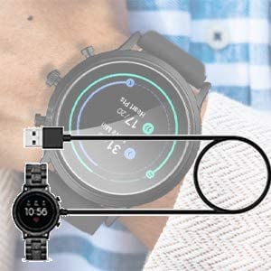 FitTurn [2Pack Charger Compatible with Michael Kors Access Gen 5 Lexington/Bradshaw/Gen 4 Runway/Sofie/MKGO Replacement 3.3ft/100cm Rapid Magnetic...