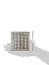 Globe Scientific 457200 Stainless Steel "Z" Shape Tube Rack, 16/17mm Tubes, 25-Place...