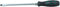 K Tool International 16208 Pro Series 8" Slotted Screwdriver for Garages, Repair Shop and DIY, Soft Triangular Grip, Non-slip, Chrome Vanadium Bla...