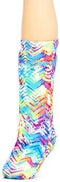 CastCoverz! Fashionable Leg Cast Cover - Neon Tracks - Medium Short - Below The Knee - Protective, Decorative and Washable - Made in USA...