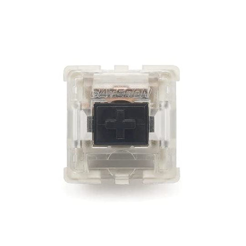 Gateron KS-9 20 Pack Black Switches for Mechanical Keyboards,3-pin White-Shell Supporting SMD RGB Light...